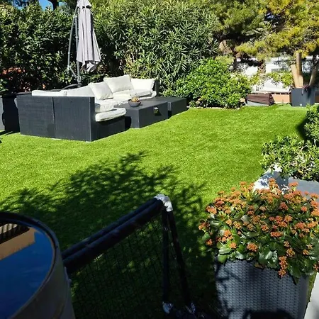 Appartement Elegant T3 Avec Jardin Privatif A 5 Min Des Plages Antibes